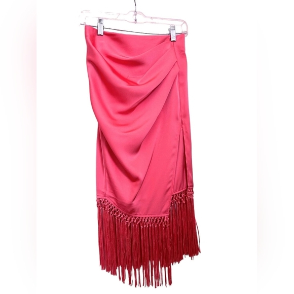 Rachel Zoe Dresses & Skirts - 2/$30 DEAL!! Rachel Zoe Fuchsia Satin Skirt